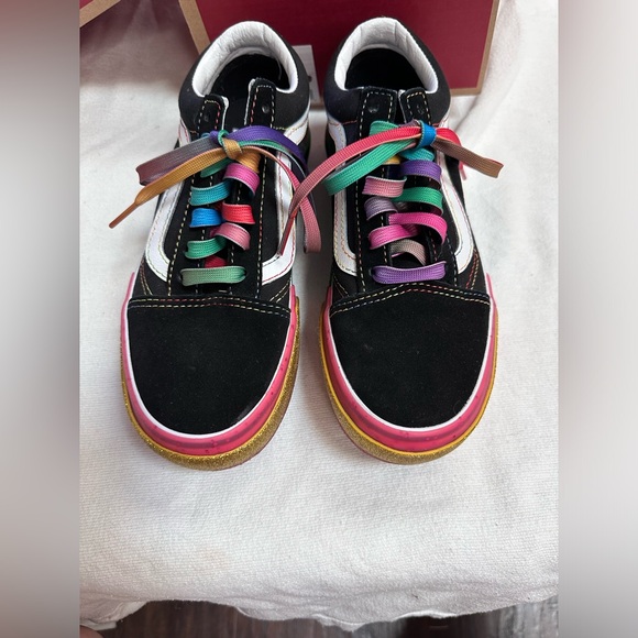 Vans Old School Stacked Glitter Platform shoes - Picture 3 of 5